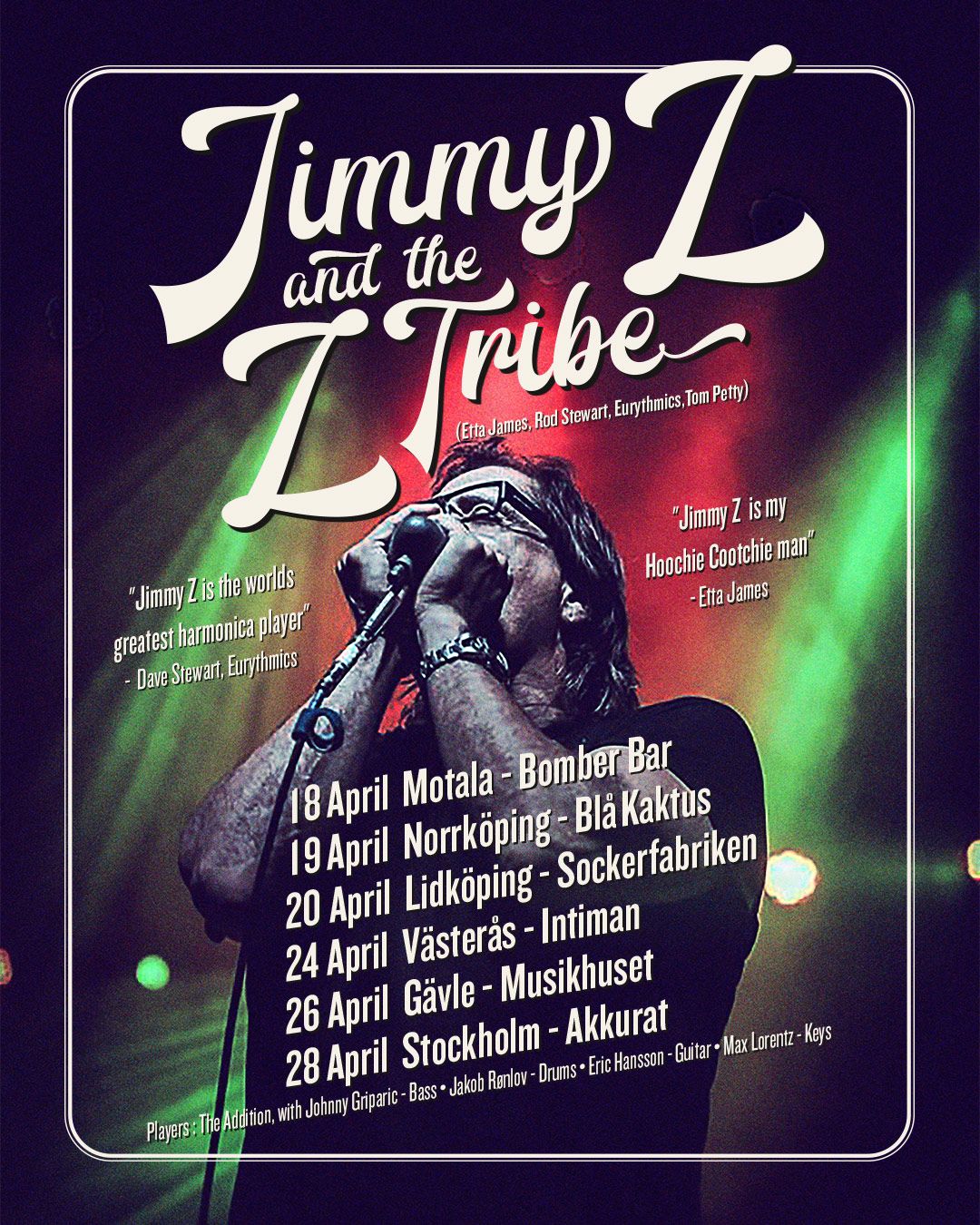 Jimmy Z & the Addition in Sweden 2034